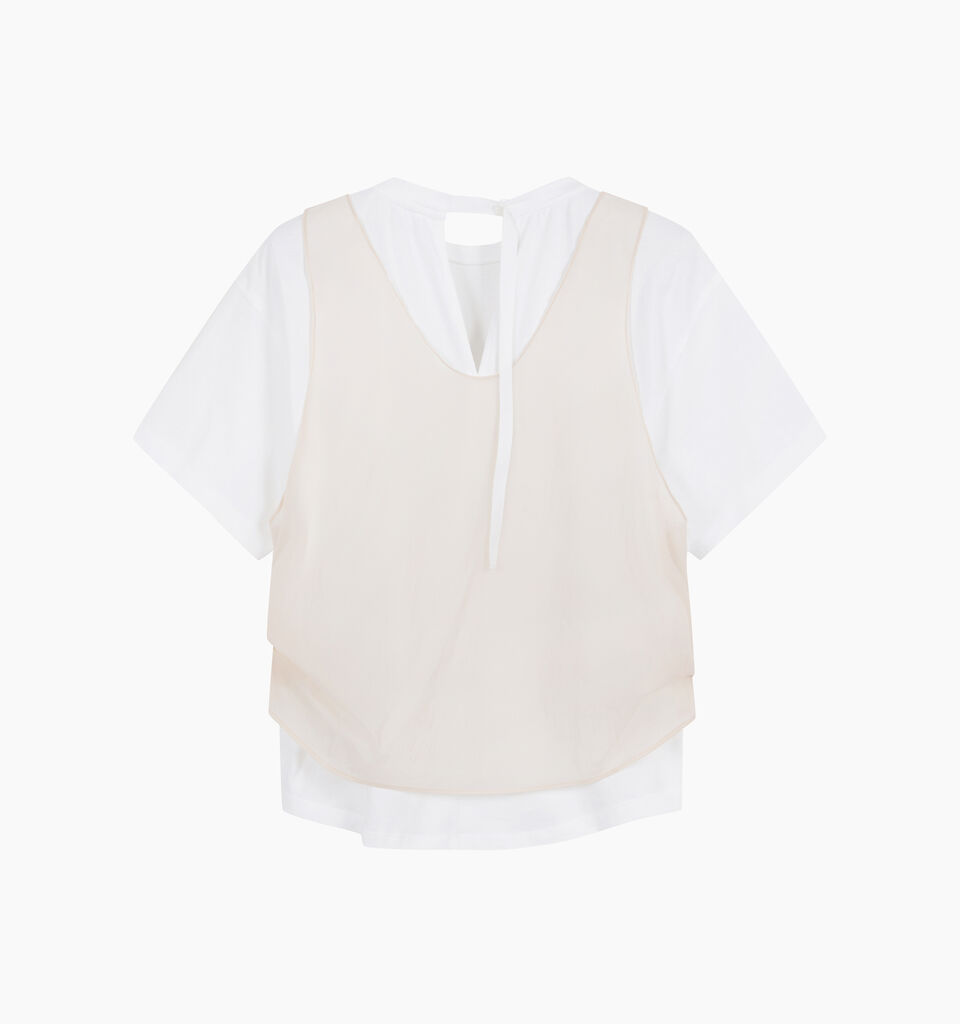 T-SHIRT - sisley k donna - Weiss | Sisley K image number 3